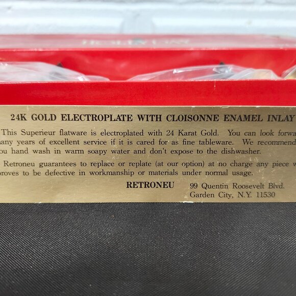 Vintage Hollyberry, Hollyday Gold Plated Retroneu Punch Ladle NIB - Picture 3 of 7
